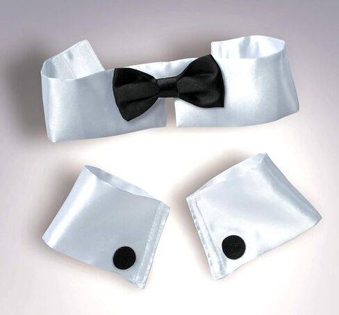 Forum Women's Costume Collar Bow Tie and Cuff Set in Kuwait