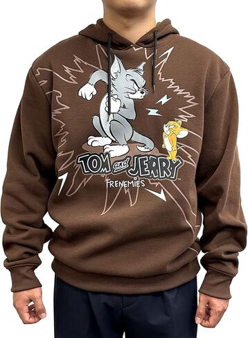 Southpole Men's Tom and Jerry Thick Gel Hoody in Saudi Arabia