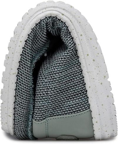 Hey Dude Men's Wally Sox Ice Grey Size 14 | Men's Loafers | Men's Slip On Shoes | Comfortable & Light-Weight in Saudi Arabia