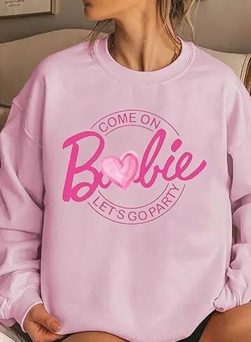 Aumetty Come On Let's Go Party Sweatshirt Women's Tide Cute Fall Long Sleeve Pullover Streetwear Gift Top in Saudi Arabia