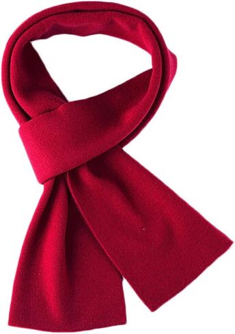 RIONA Men's 100 Australian Merino Wool Scarf Knitted Soft Warm Neckwear in Saudi Arabia