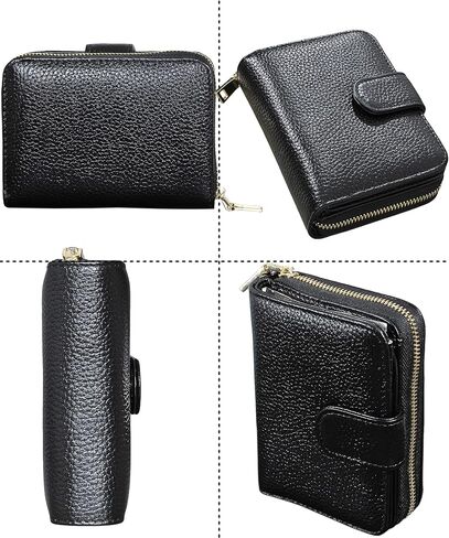 Beurlike Women's RFID Credit Card Holder Organizer Case Leather Security Wallet in Kuwait