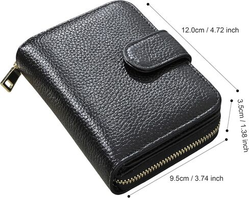 Beurlike Women's RFID Credit Card Holder Organizer Case Leather Security Wallet in Kuwait
