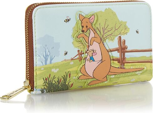 Loungefly Wallet: Disney Winnie The Pooh - Kanga and Roo Faux Leather Wallet Multicolor, Amazon Exclusive in Saudi Arabia