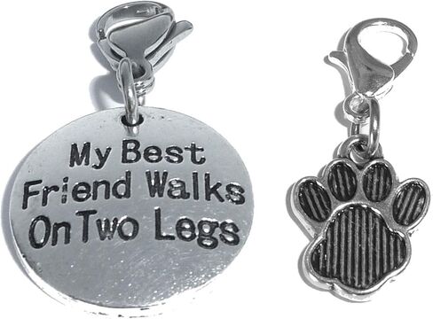 Clip On Charm, Build Your Own Bracelet, Bag, Purse, Handbag, Message, Inspirational, Keychain, Zipper Pull, Jewelry in Kuwait