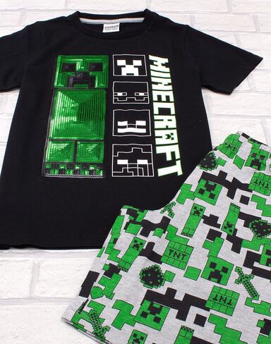 Minecraft Pajamas Boys 4 خيارات التصميم للأطفال أعلى السراويل Gamer PJs in Kuwait
