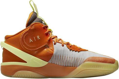 حذاء كرة السلة Nike Air Deldon Safety للجنسين باللون البرتقالي/Citron Tint in Saudi Arabia