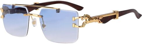 نظارات شمسية Yacdelo فاشن للنساء، نظارات شمسية مربعة عصرية للرجال UV400 in Kuwait