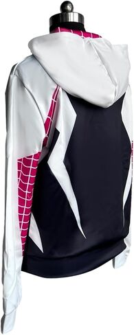 Hahomin هوديي البطل الخارق للأطفال والكبار بقلنسوة مطبوعة ثلاثية الأبعاد بلوفر لأزياء الهالوين التنكرية in Kuwait