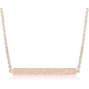 Minimalist Bar Necklace, Rose Gold Necklace, Bar Necklaces Women, Rose Gold Jewelry Women, Gold Bar Necklace Rose Gold Bar Necklace, Horizontal Bar Necklace in Kuwait