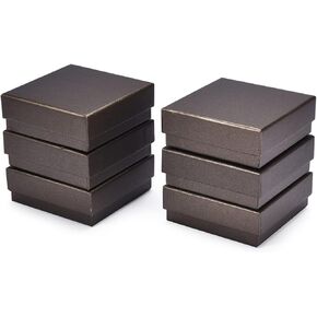 Dawhud Direct Premium Jewelry Box Gift - Small Cardboard Jewelry Boxes Packaging For Earring, Bracelet, Necklace, Watches, Keychain Box, Cards, Letters - Small Gift Boxes With Lids in Kuwait