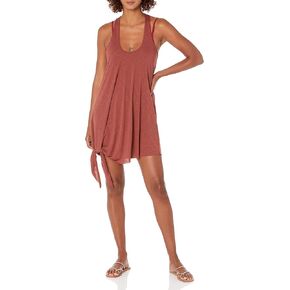 Becca by Rebecca Virtue Breeze Lightweight Beach Dress-Knot Side Tie, Bathing Suit Cover Ups for Women in Kuwait