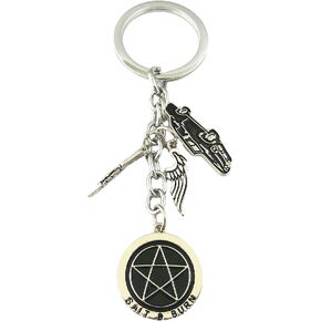 HYTAIBB TV Movies Show Supernatral Keychains Gifts for Men woman girl