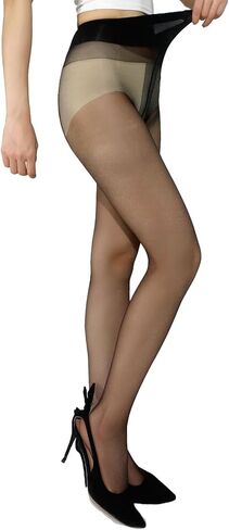 DECLARELOVE جوارب طويلة شفافة لامعة للنساء لوركس لامع بريق الجوارب النسائية مثير التألق لامعة جوارب طويلة جوارب in Kuwait