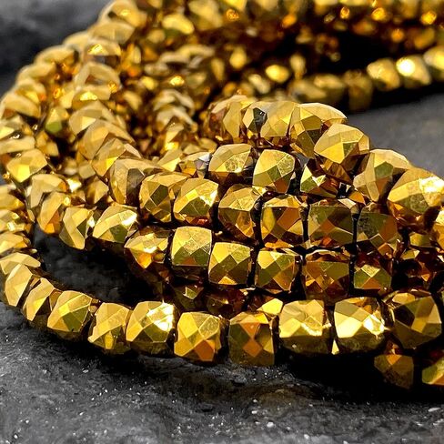 قلادة ABCGEMS من خرز الإيوليت التنزاني مع مشبك جراد البحر من الفضة الإسترلينية وسلسلة ممتدة 2 بوصة (تقنية قطع ثورية تضفي مظهرًا أكثر ديناميكية على المكعب التقليدي) مكعب سحري ثلاثي الأبعاد مقطوع بالألماس (قابل للتعديل 15.5 + 2 بوصة) صغير 4 مم in Kuwait