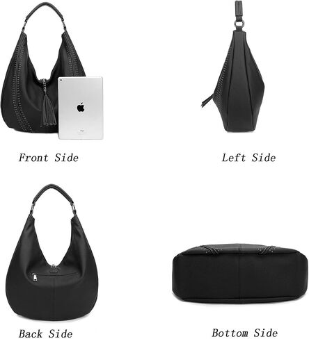 Hobo Bags for Women Large Handbags Designer Purses PU Leather Oversized Crossbody Shoulder Totes Stylish in Kuwait