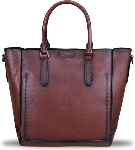 Genuine Leather Handbags for Women Vintage Handmade Tote Purse Cowhide Shoulder Bag Satchel Top-Handle Bags for Ladies in Kuwait