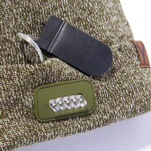 Hot Shot L10-670-GC Mens Bolt 100% Acrylic Knit, Super Stretch, 2-Ply Lighted Knit Beanie, OS, Green Camo in Saudi Arabia