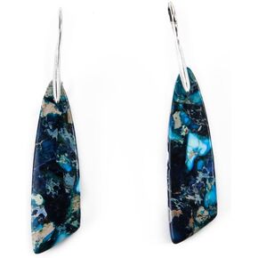 YGLINE Beaded Drop Earrings Jasper Earrings for Women Bohemia Statement Hoop Dangle Earrings in Kuwait