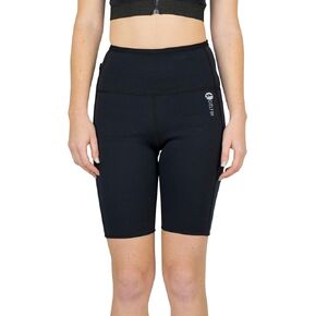 Delfin Spa Women's Heat Maximizing Neoprene Workout Shorts - Petite Thru Plus