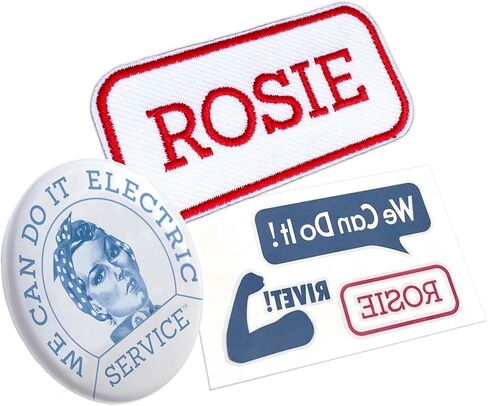 We Can Rosie Pin and Patch for Rosie The Riveter Costume in Saudi Arabia