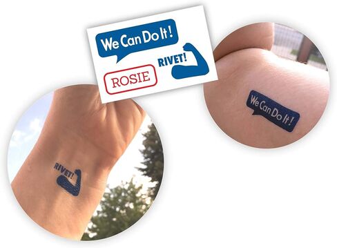 We Can Rosie Pin and Patch for Rosie The Riveter Costume in Saudi Arabia