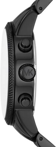 Michael Kors Hutton Men's Watch, Stainless Steel Chronograph Watch for Men with Steel or Leather Band in Saudi Arabia