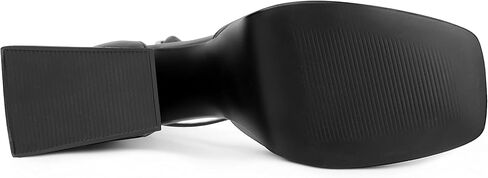 حذاء نسائي من ANN CREEK بكعب مكتنز ومقدمة مربعة وحزام للكاحل وكعب عالٍ in Kuwait