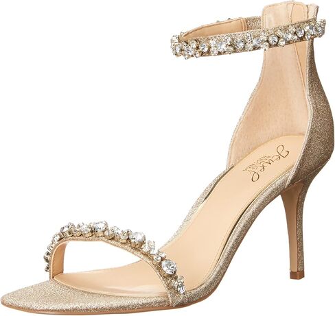صندل نسائي بكعب داستن من Jewel Badgley Mischka in Kuwait