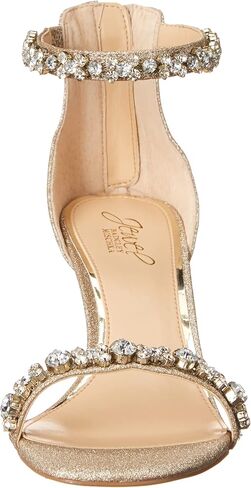 صندل نسائي بكعب داستن من Jewel Badgley Mischka in Kuwait