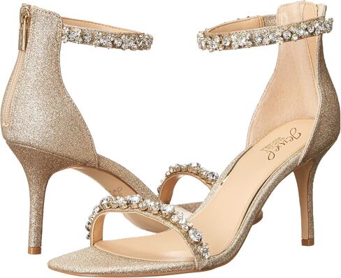 صندل نسائي بكعب داستن من Jewel Badgley Mischka in Kuwait