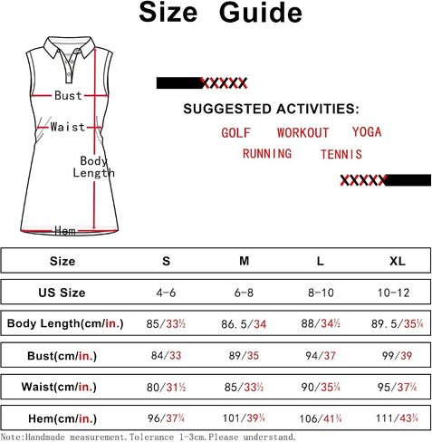 icyzone Tennis Polo Dress for Women, Golf Running Workout Athletic Tank Dresses in Saudi Arabia