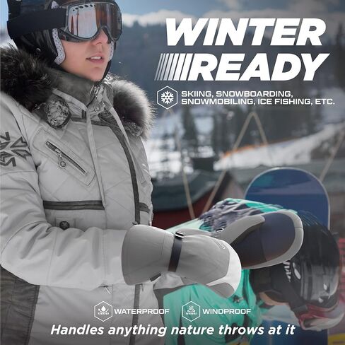 Gordini Women's Ski Mittens Cold Weather Waterproof Gore-tex Insulated Gauntlet Snow in Kuwait