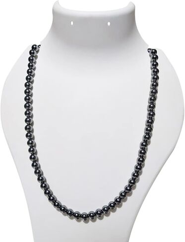 المغرب قلادة طويلة الشونجيت الأسود الجولة مطرز الأحجار الكريمة الطبيعية الرجال القلائد + 5 لتقوم بها بنفسك الخرز الشونجيت in Kuwait