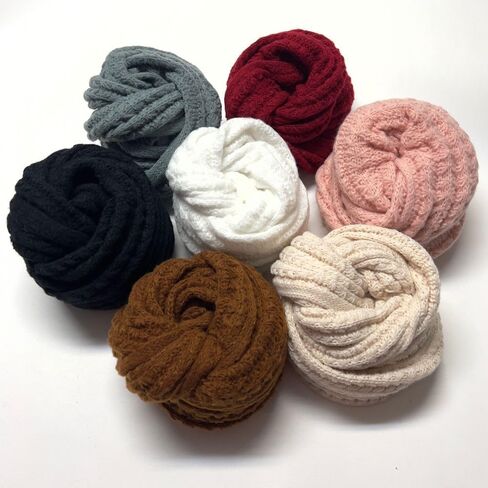 Humble Hilo Knitted Scarves Soft Warm Cozy Scarf Chunky Knit Scarf for Fall and Winter in Saudi Arabia