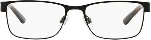 Polo Ralph Lauren Mens PH1157 Rectangular Prescription Eyewear Frames, Matte Black/Demo Lens, 57 mm in Saudi Arabia