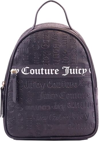 حقيبة ظهر Juicy Couture Our Lips Are Sealed متوسطة الحجم باللون الأسود مقاس واحد in Kuwait