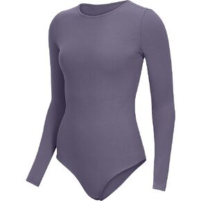 BaHoki Essentials Long Sleeve Bodysuits - Comfortable and Lightweight - Great Stretch and Layering Piece