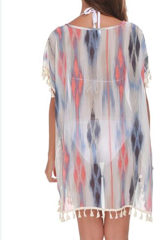 Tandisk Women's Chiffon Swimsuit Beach Bathing Suit Cover Ups for Swimwear Cover UP in Kuwait