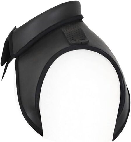 HUI GUO للرجال من النيوبرين، حزام صدر للجسم، زي طية صدر السترة، حزام مرن من الألياف اللدنة مع أزرار ضغط للرقبة in Kuwait