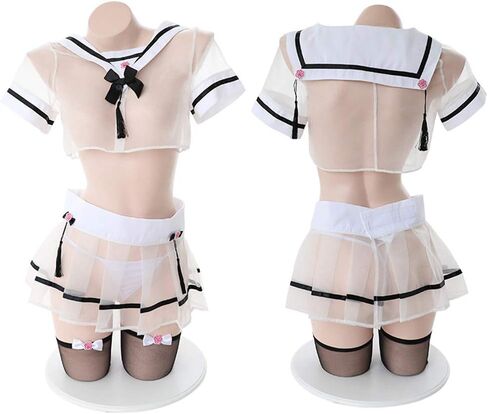 القطة تأثيري حلي انمي ياباني فستان الزي المرأة لوليتا هريرة مجموعة الملابس الداخلية in Kuwait