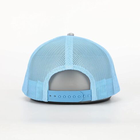 سيدات/بنات - هيا. قبعة Snapback مطرزة قابلة للتعديل OG Trucker - ركوب الأمواج، الشاطئ، الرياضة، العصرية، الفتيات، النساء (أزرق/رمادي) in Kuwait