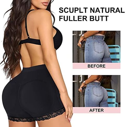 Butt Lifter Panties for Women Seamless Padded Underwear Booty Pads Hip Enhancer Panty in Kuwait