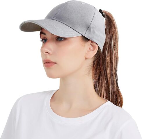 قبعات البيسبول النسائية KOFULL، قبعات ذيل الحصان للنساء، قبعة كعكة فوضوية متقاطعة in Kuwait