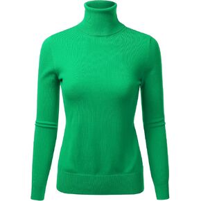 LALABEE Women's Long Sleeve Pullover Turtleneck Slim Fit Stretch Knit Sweater (S-XXL) in Kuwait