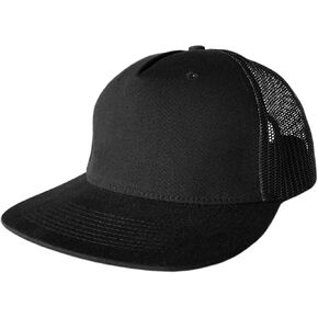 CYGTE M-L, XL-XXL 5-Panel Mesh Back Trucker Flat Brim Hat
