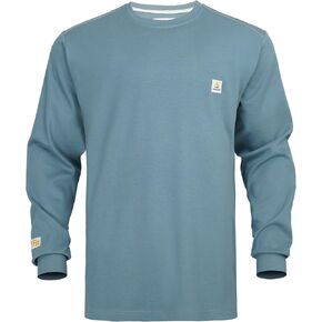 VANLENS FR Shirts for Men CAT2/HRC2 6.5oz Lightweight Fire Resistant Shirts for Men Long Sleeve Crewneck T-Shirt in Saudi Arabia