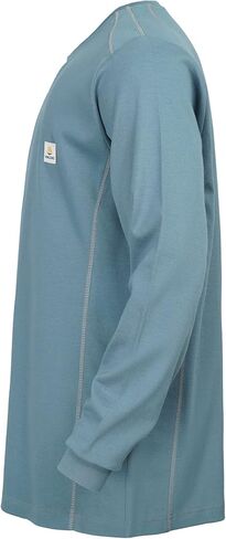قمصان VANLENS FR للرجال CAT2/HRC2 6.5oz خفيفة الوزن مقاومة للحريق للرجال تي شيرت بأكمام طويلة وفتحة رقبة مستديرة in Saudi Arabia