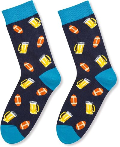 sockfun Funny Pickle Gifts Pineapple Gifts for Men, Novelty Pickle Pineapple IVF Beer Socks, Food Socks in Kuwait