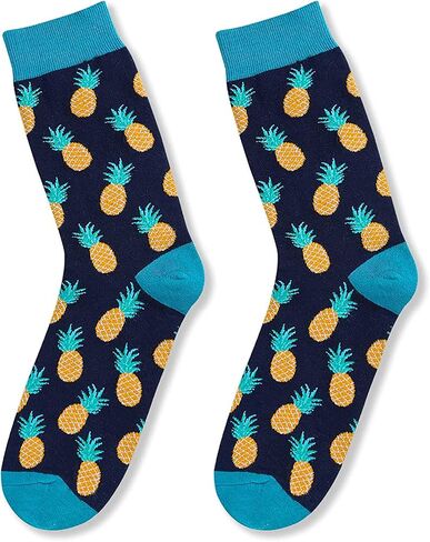 sockfun Funny Pickle Gifts Pineapple Gifts for Men, Novelty Pickle Pineapple IVF Beer Socks, Food Socks in Kuwait